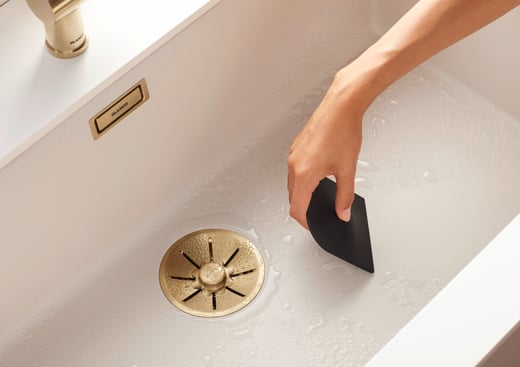 OPTION drainparts set satin gold  image